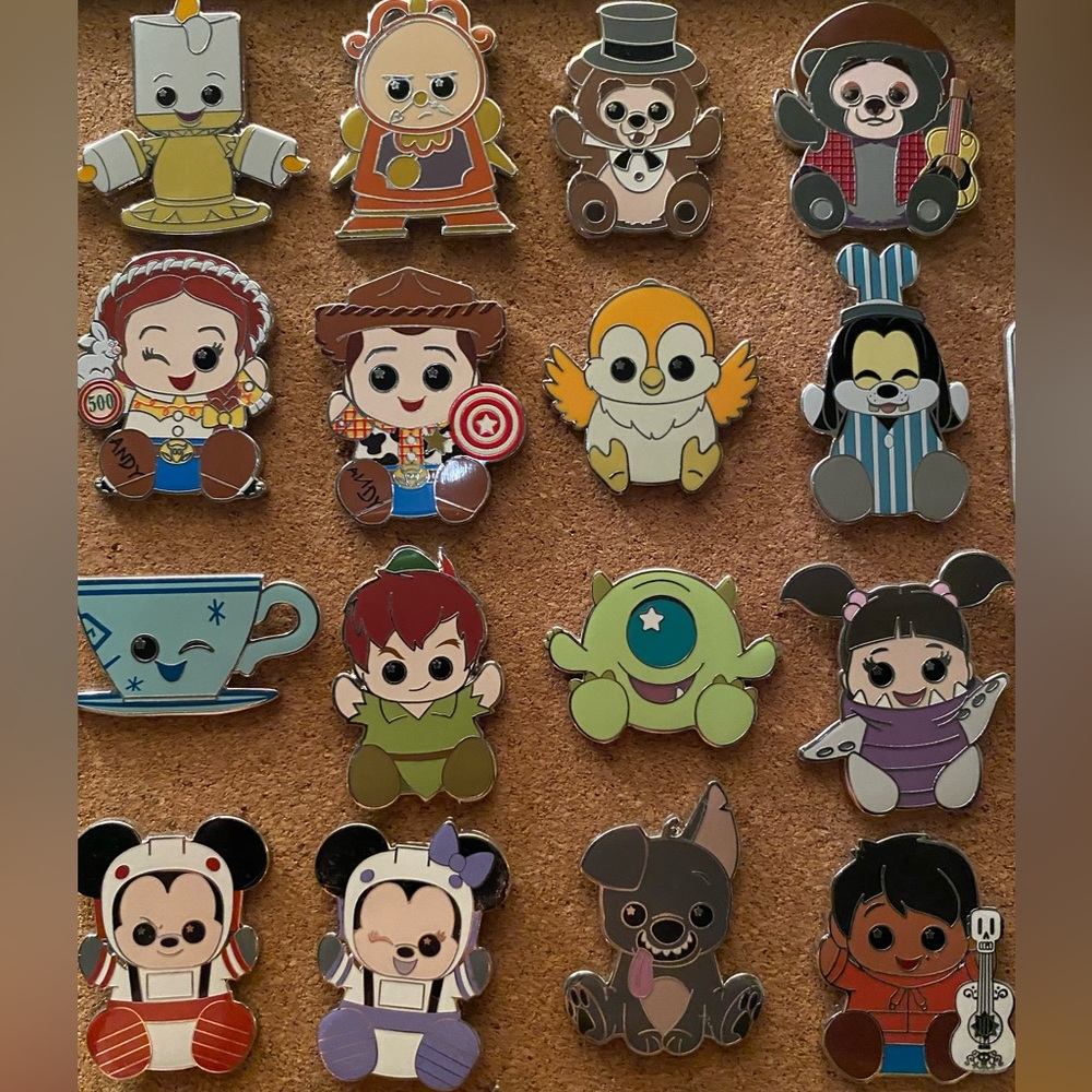Disney Parks Wishables Series 2 Pin Set Authentic!!!
